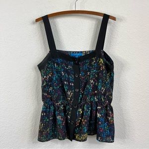 Derek Lam Design Nation Scattered Dot Tank Blouse